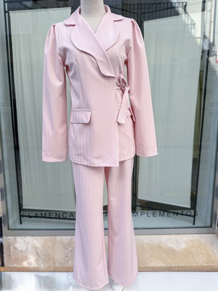 CONJUNTO BLAISER ROSE NUDE
