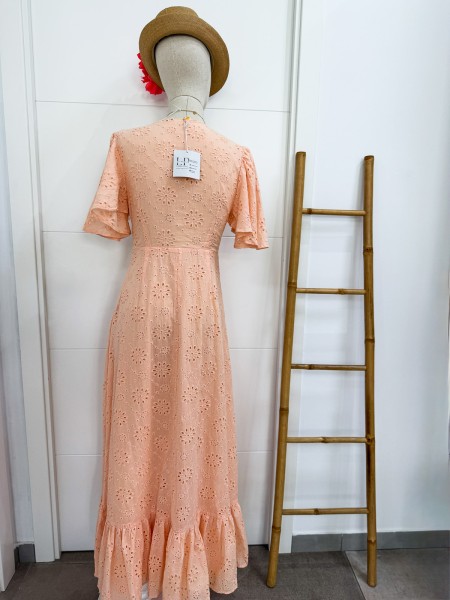 BATA TRIANA PERFORADA SALMÓN 2