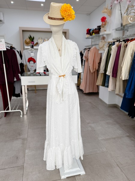 BATA TRIANA PERFORADA BLANCA