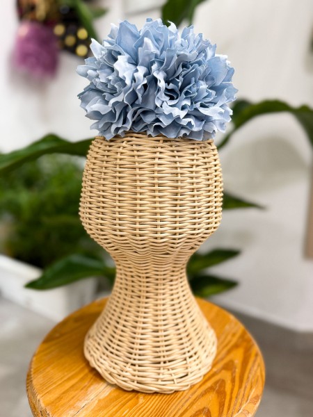 RAMILLETE DALIAS CELESTE EMPOLVADO