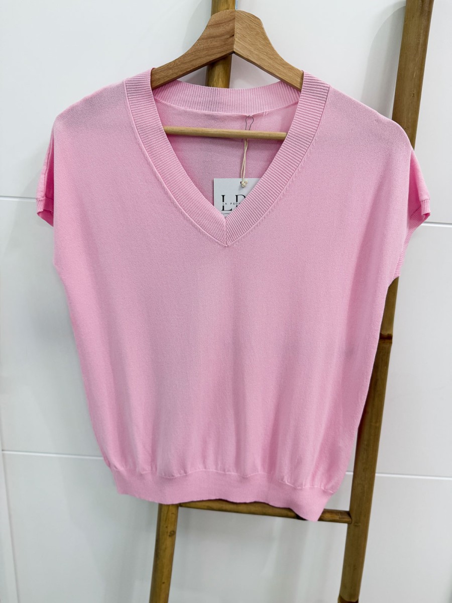 TOP PUNTO ABARCA ROSA