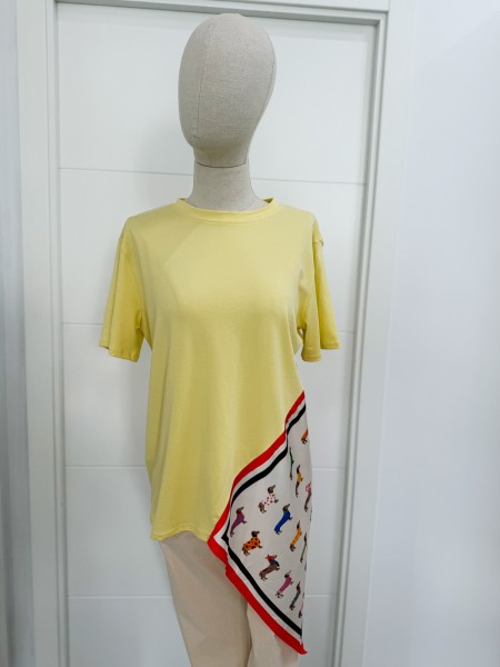 CAMISETA AMARILLA PAÑUELO 2