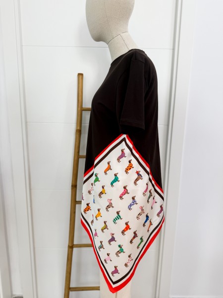 CAMISETA PAÑUELO MARRÓN 2