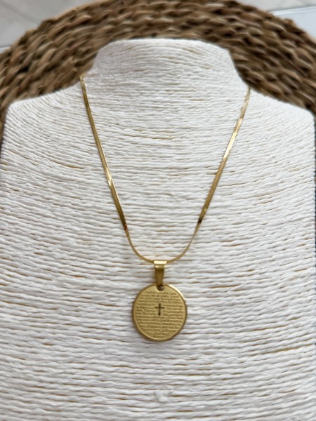 MEDALLA ACERO PADRE NUESTRO