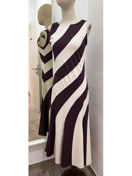 VESTIDO CEBRA CARDENAL