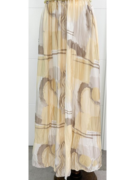 FALDA ESTAMPADA VAINILLA