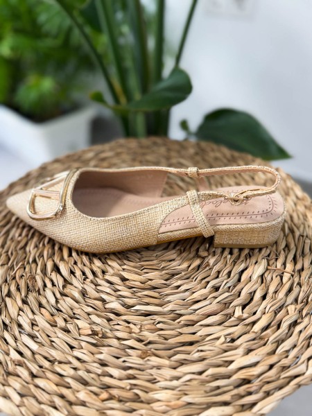 ZAPATO DESTALONADO ORO 2