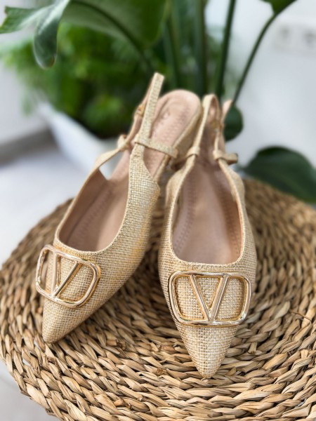 ZAPATO DESTALONADO ORO