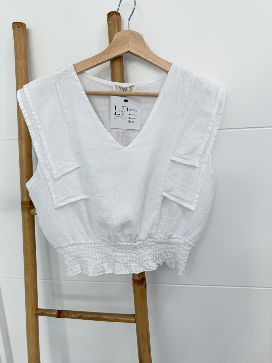 TOP RICCHIONE BLANCO