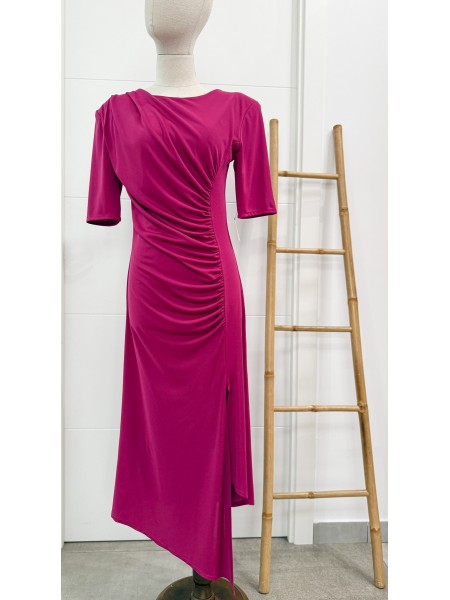 VESTIDO DRAPEADO BUGAMVILLA 2