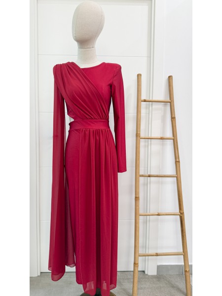 VESTIDO GRANADA ROJO