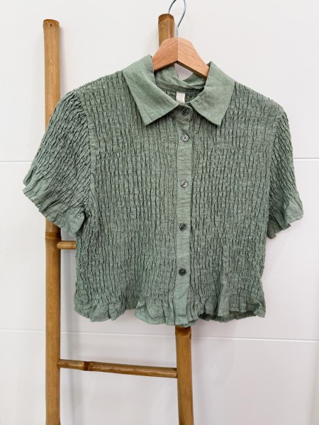 BLUSA NIDO VERDE SECO 2