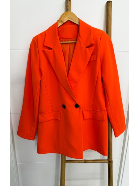 BLAISER CRUZADA NARANJA 2