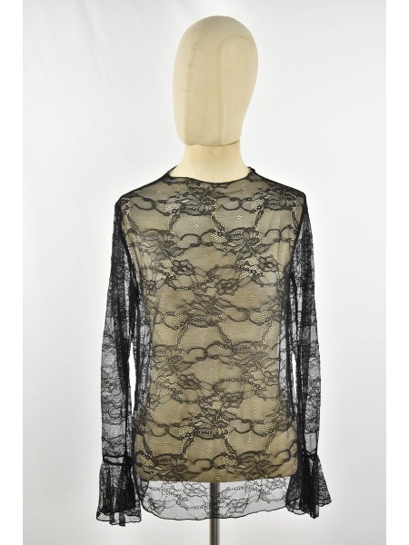 TOP ENCAJE NEGRO ARES