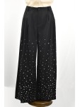 PANTALON PINZAS NEGRO DIAMANTE