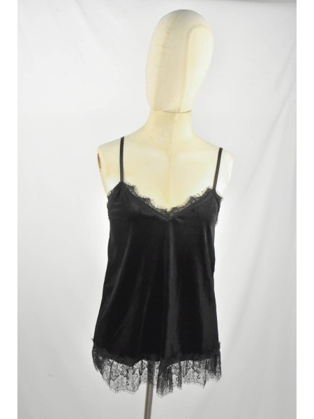 TOP TERCIOPELO NIGHT NEGRO