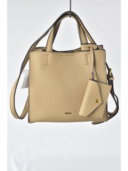 BOSO PIEL BEIGE  ASA CORTA