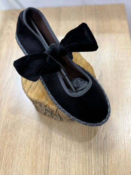 MERCEDITA TERCIOPELO LAZO NEGRO