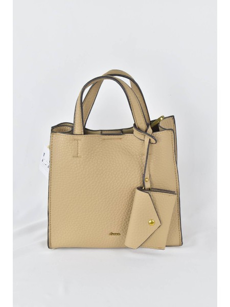 BOSO PIEL BEIGE  ASA CORTA 2