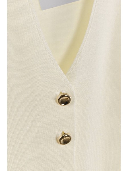 Chaleco punto beige 2