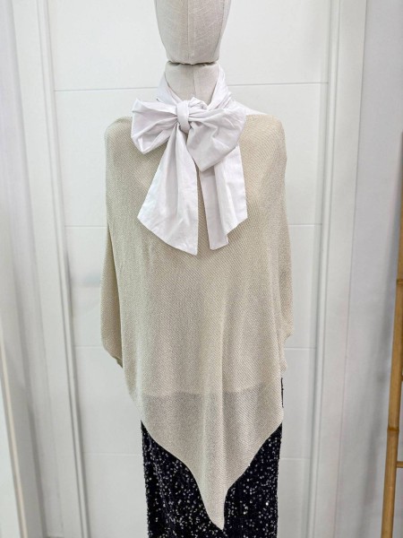 CAPA PUNTO LUREX BEIGE