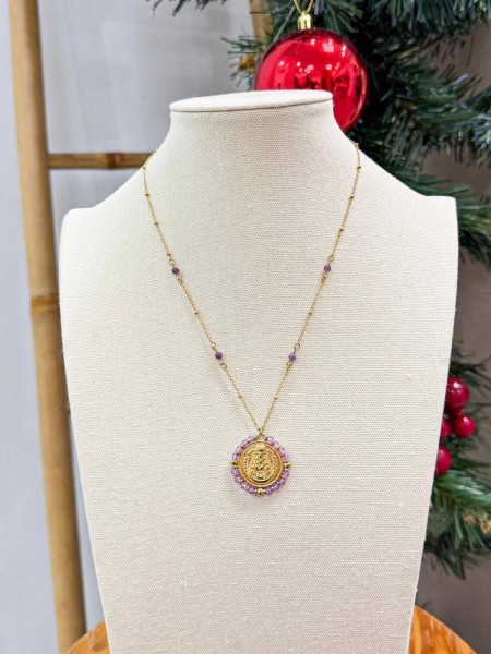 ROSETON VIRGENCITA MORADO