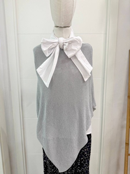 CAPA PUNTO LUREX GRIS