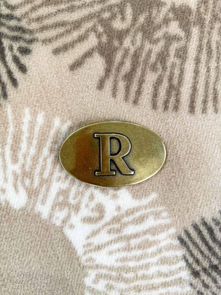 HEBILLA OVALO METAL LETRA R