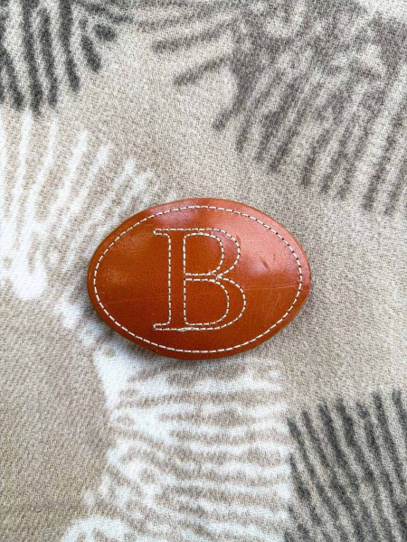 HEBILLA OVALO PIEL AVELLANA B