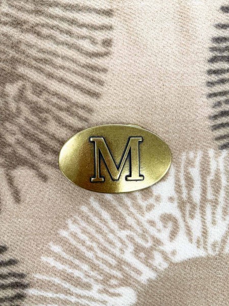 HEBILLA OVALO METAL LETRA M