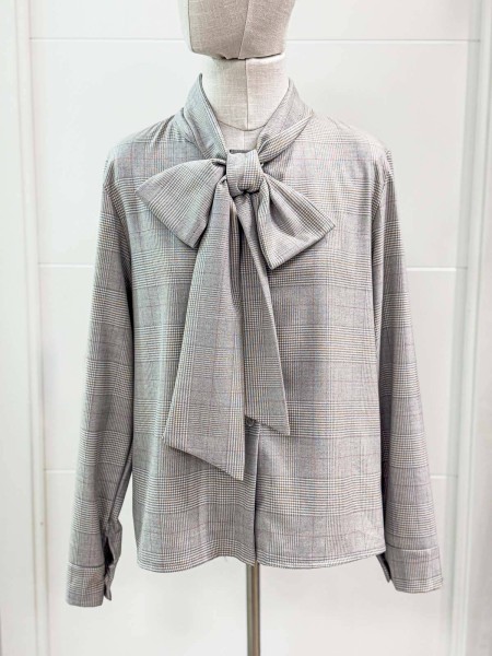 BLUSA GRIS LAZO