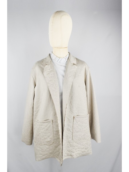 CHAQUETA ANTELINA PRINT BEIGE