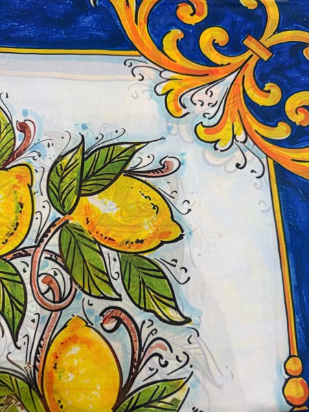 PAÑUELO SEDA  LIMONES