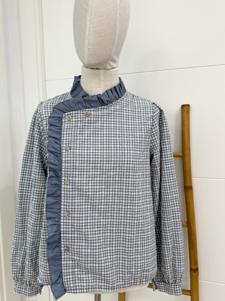 BLUSA VICHY CELESTE 2