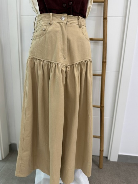 FALDA ARMERIA BEIGE