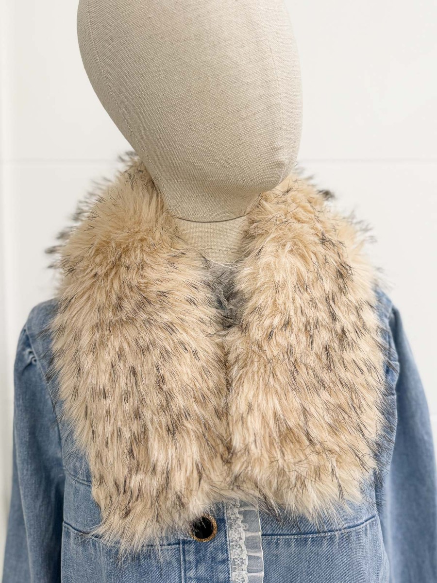 CUELLO PELO SINTÉTICO LOLA BEIGE