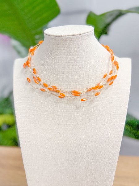 COLLARCITO ORO Y POMELO