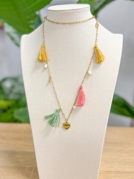 COLLAR CEPILLOS MULTICOLOR