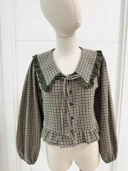 BLUSA ALEGORIA VICHY VERDE