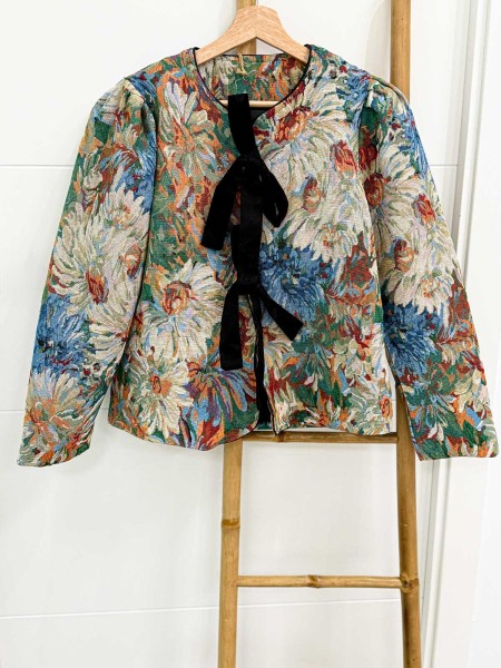 CHAQUETA JACQUARD FLORAL   LAZADA 2
