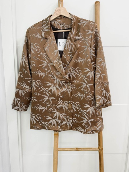 CONJUNTO FLORAL CHOCOLATE