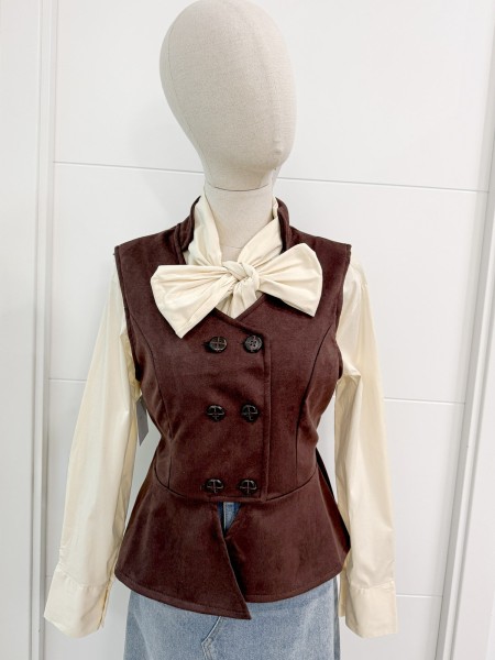 CHALECO AJOLÍ  CHOLOLATE