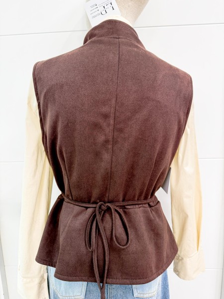 CHALECO AJOLÍ  CHOLOLATE 2