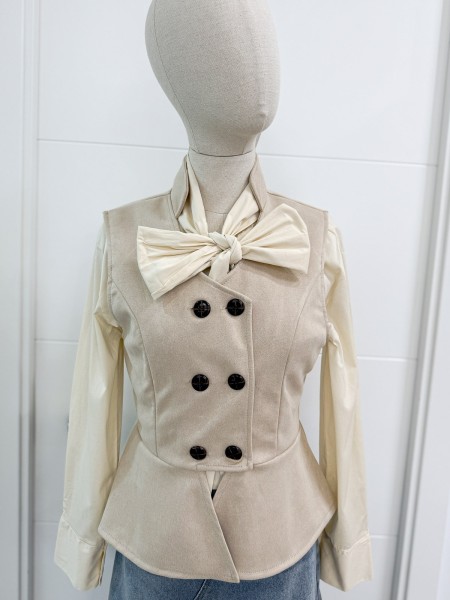 CHALECO AJOLÍ BEIGE