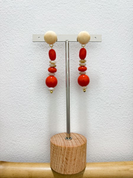 LAGRIMA BEIGE Y CORAL