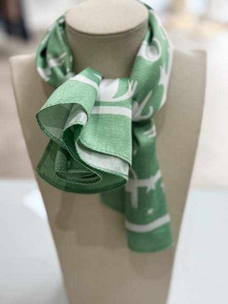 PAÑUELO GATITOS VERDES